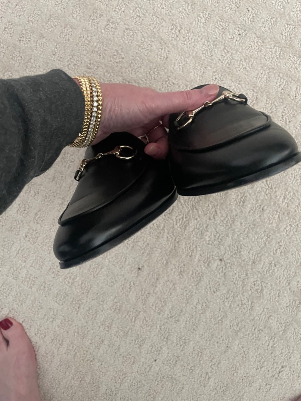 Gucci Jordaan loafers size 7 - Picture 4 of 6